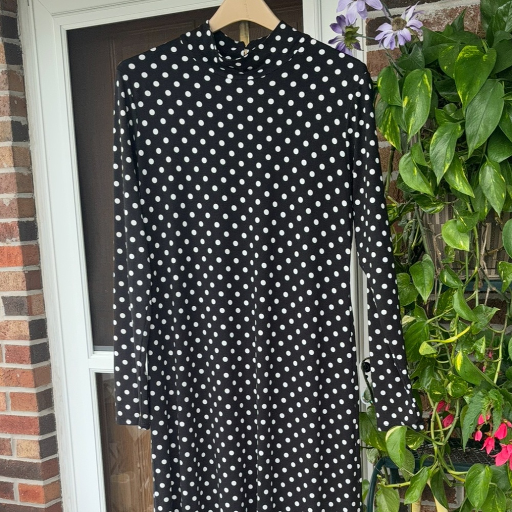 Velvet Torch Polka Dot Dress